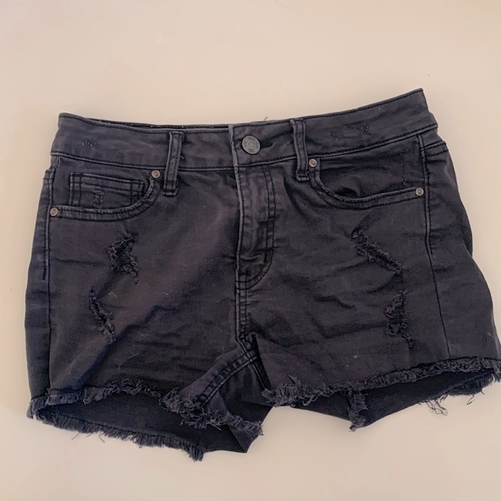 RSQ Mid Rise Black Shorts